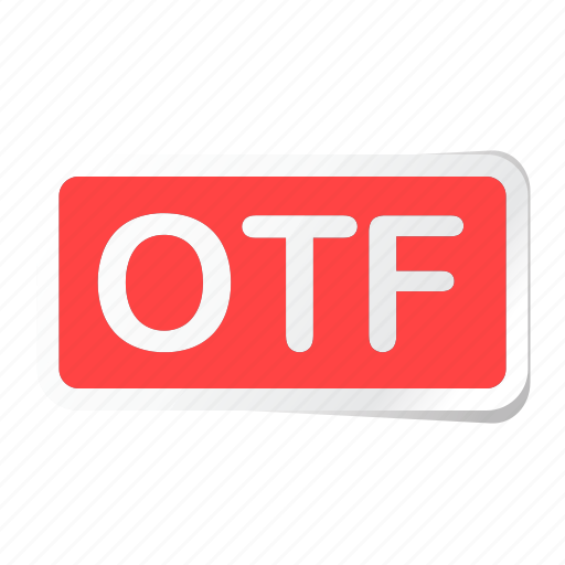 Extension, file, files, format, type, types, otf icon - Download on Iconfinder