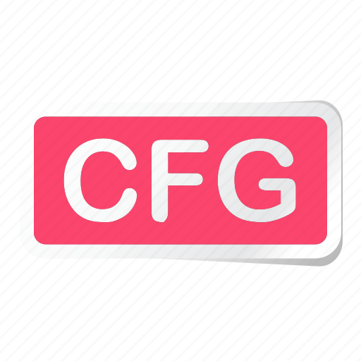 Extension, file, files, format, type, types, cfg icon - Download on Iconfinder