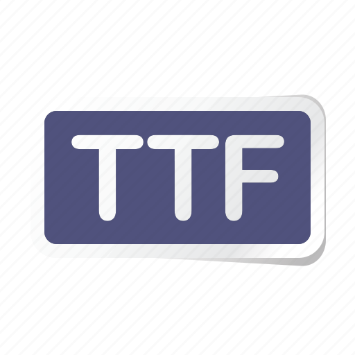 Extension, file, files, format, type, types, ttf icon - Download on Iconfinder