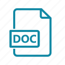 doc, extension, file, file format, file type, format, type