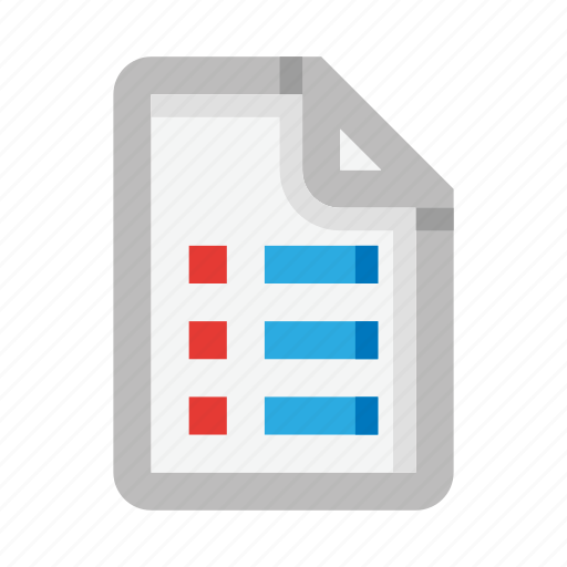 File, list, document, format, paper, spreadsheet, table icon - Download on Iconfinder