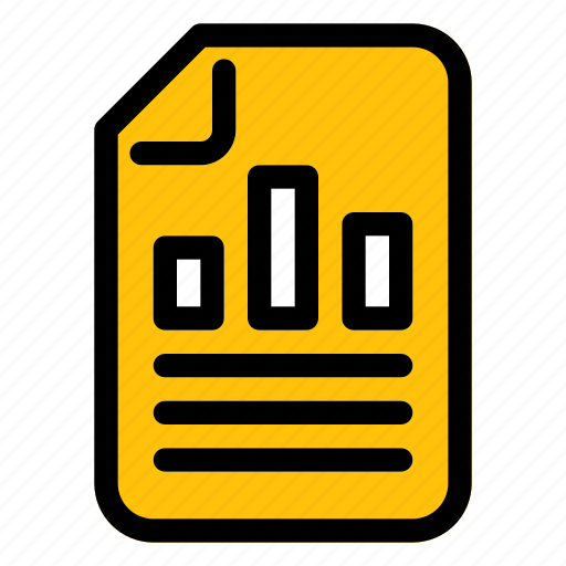 File, document, bar chart, graph, statistics icon - Download on Iconfinder