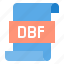 archive, dbf, document, file, interface 