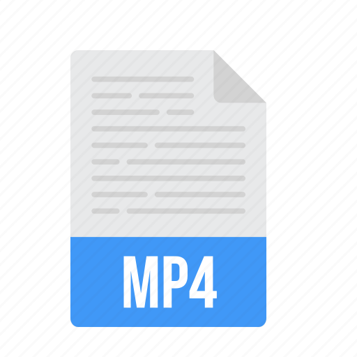 Document, file, format, mp4 icon - Download on Iconfinder