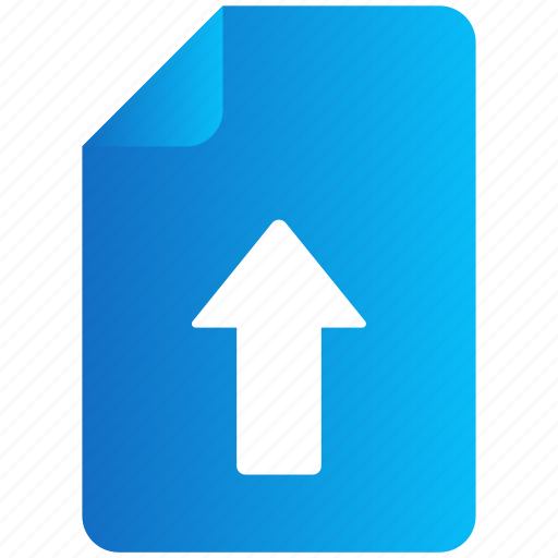 Arrow, file, up, upload icon - Download on Iconfinder
