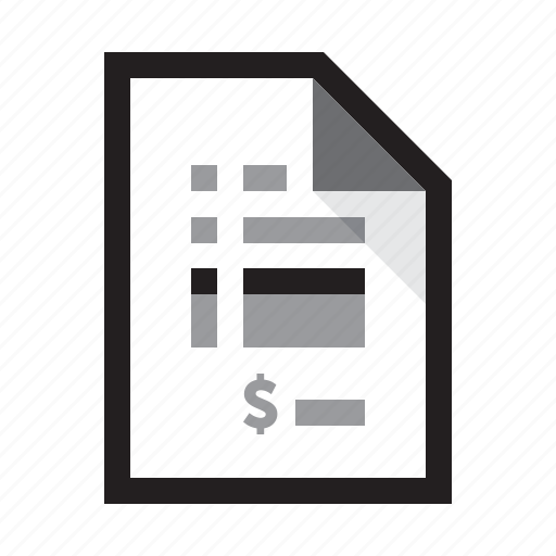 Bill, delivery, invoice, order, receipt icon - Download on Iconfinder