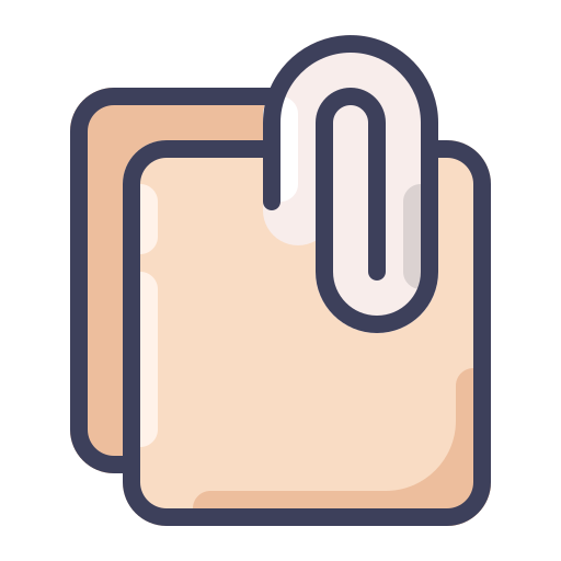 Attachment, document, extension, file, file format, file type, format icon - Free download