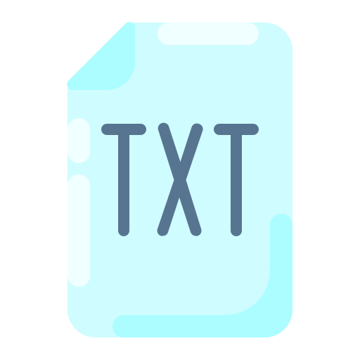 Document, extension, file, file format, file type, format, txt icon - Free download