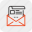 address, communication, email, envelope, letter, mail, message 