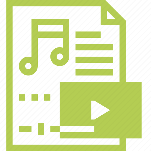 Entertainment, file, media, multimedia, music, note, video icon - Download on Iconfinder