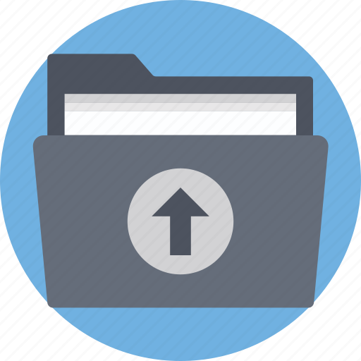 Document uploaded, file upload, uploading document, uploading file, uploading folder icon - Download on Iconfinder