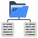 folder network, document, doc, archive, binder
