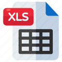 xls file, file format, filetype, file extension, document