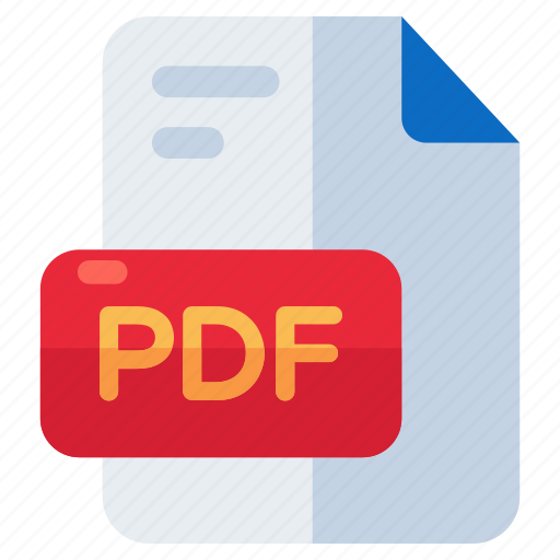 Pdf file upload, file format, filetype, file extension, document icon - Download on Iconfinder