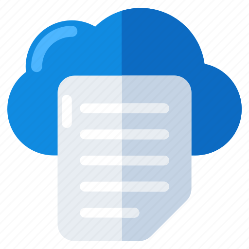 Cloud folder, cloud document, doc, archive, binder icon - Download on Iconfinder