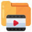 video folder, document, doc, archive, binder 