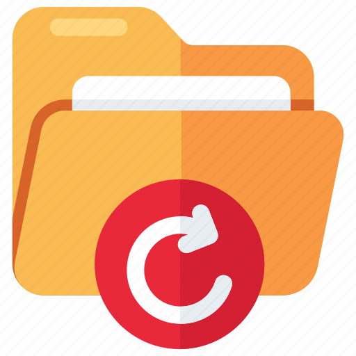 Folder update, folder refresh, folder reload, document reload, document refresh icon - Download on Iconfinder