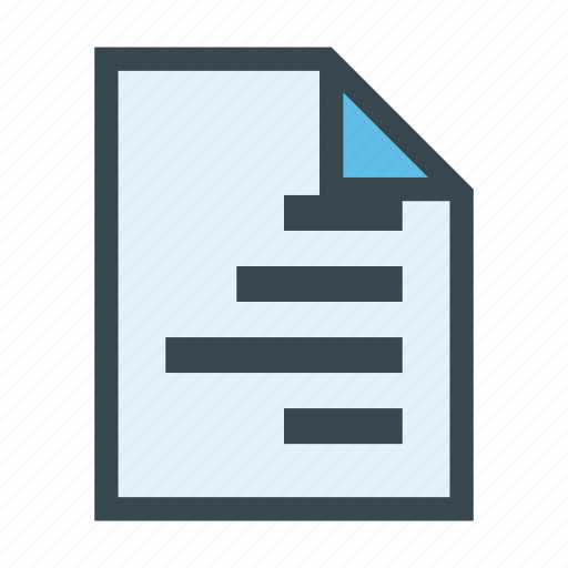 Align, alignment, document, file, right icon - Download on Iconfinder