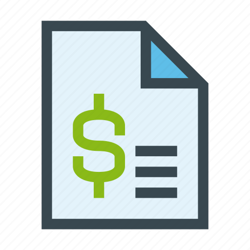 Bill, billing, document, file, receipt, voucher icon - Download on Iconfinder