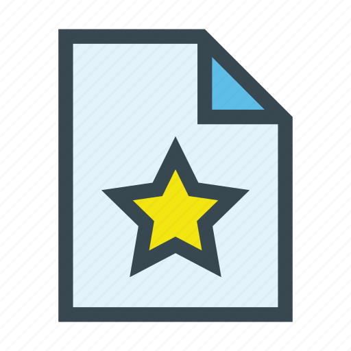 Bookmark, document, fav, favourite, file, star icon - Download on Iconfinder