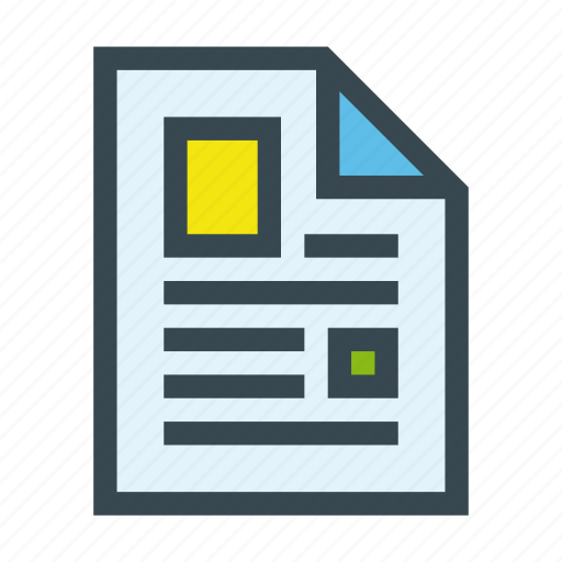 File, flyer, magazine, page, publication icon - Download on Iconfinder