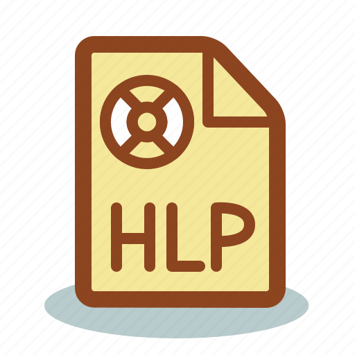 Faq, file, help, hlp icon - Download on Iconfinder
