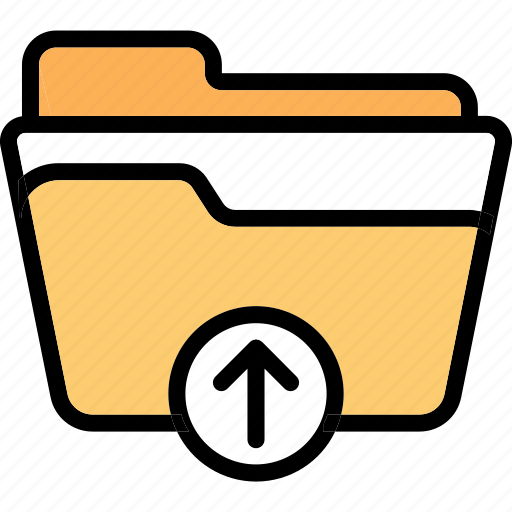 Folder, archive, file, document, data, upload icon - Download on Iconfinder