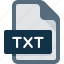 document, extension, file, text, txt, data, type 