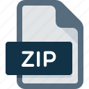 archive, document, extension, file, zip, type