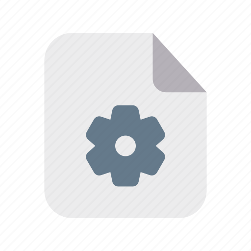 Files, 2, flat, setting, file icon - Download on Iconfinder