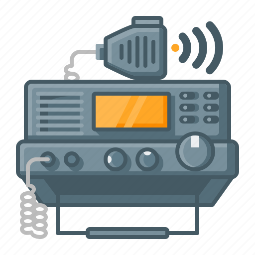 Radio, hf, communication, police icon - Download on Iconfinder