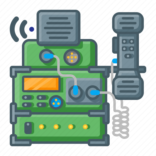 Radio, station, communication, military icon - Download on Iconfinder