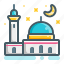 masjid, night, mosque, ramadan 