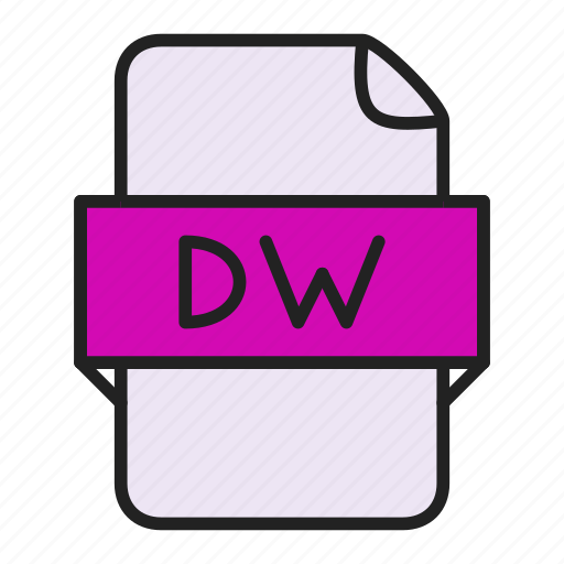 Dw, file icon - Download on Iconfinder on Iconfinder