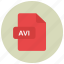 avi, extension, file, type 