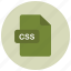 css, extension, file, type 