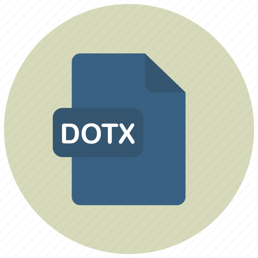 Dotx, extension, file, type icon - Download on Iconfinder