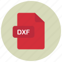 dxf, extension, file, type