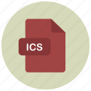 extension, file, ics, type