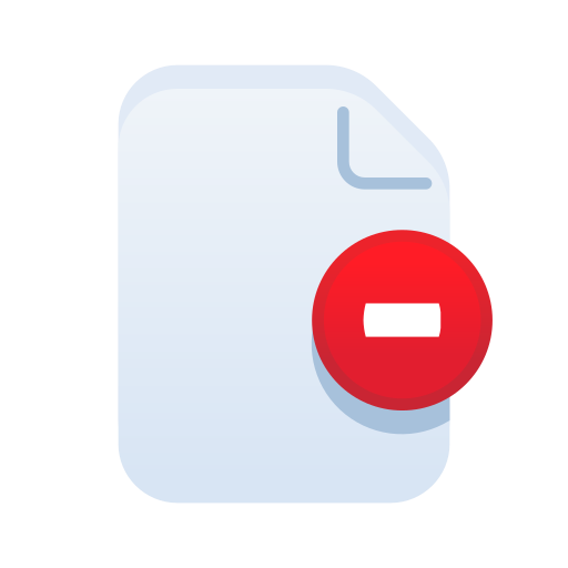 Delete, document, file, filetype, paper, remove icon - Free download