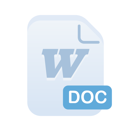 Doc, document, extension, file, filetype, format, type icon - Free download