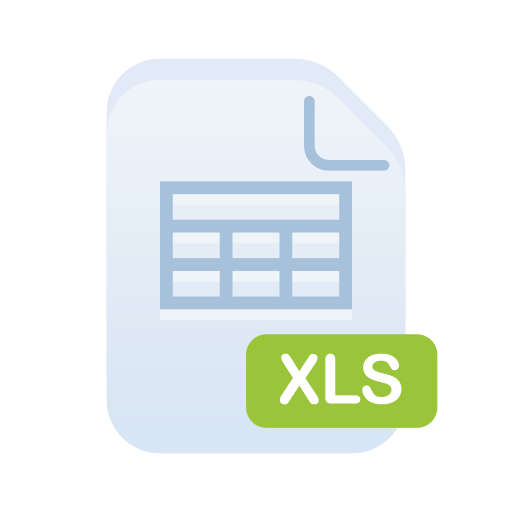 Document, extension, file, filetype, format, type, xls icon - Free download