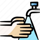 hands, tap, faucet, washing hands, water, protocol, health