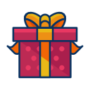 box, christmas, gift, present, ribbon 