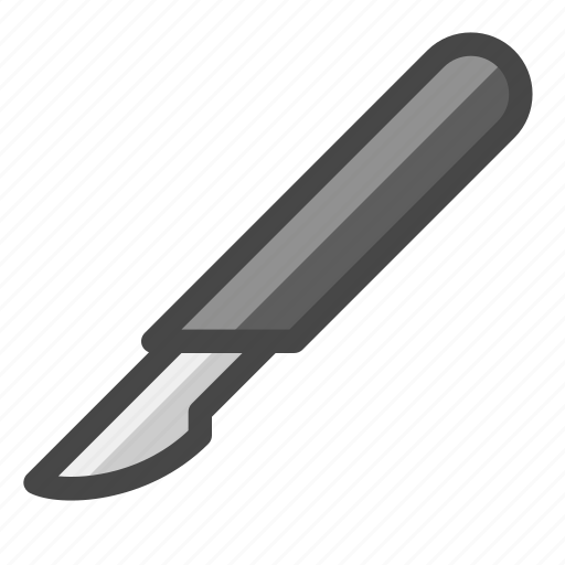 Knife, surgery, scalpel, lancet, bistoury, surgical knife, surgeon icon - Download on Iconfinder