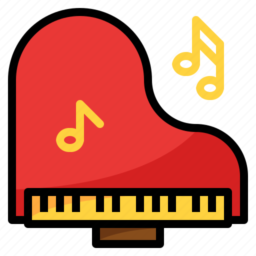Hobby, instrument, music, piano, playing icon - Download on Iconfinder