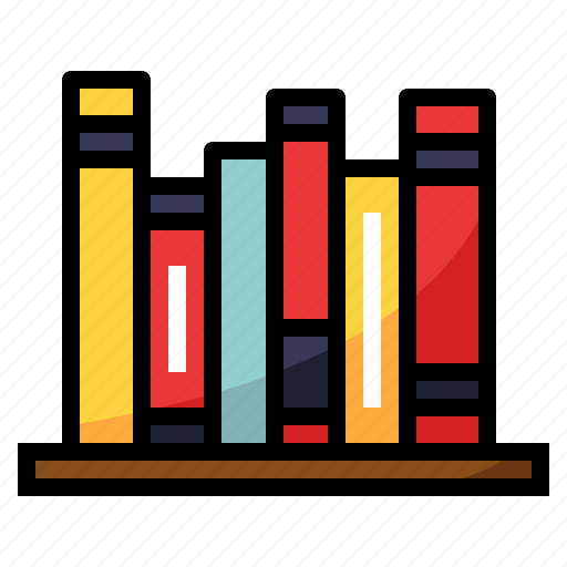 Book, hobby, reading, shelf, stack icon - Download on Iconfinder