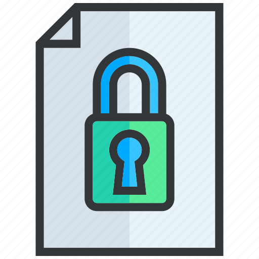 Document, security, protection, safe, safety, secure icon - Download on Iconfinder