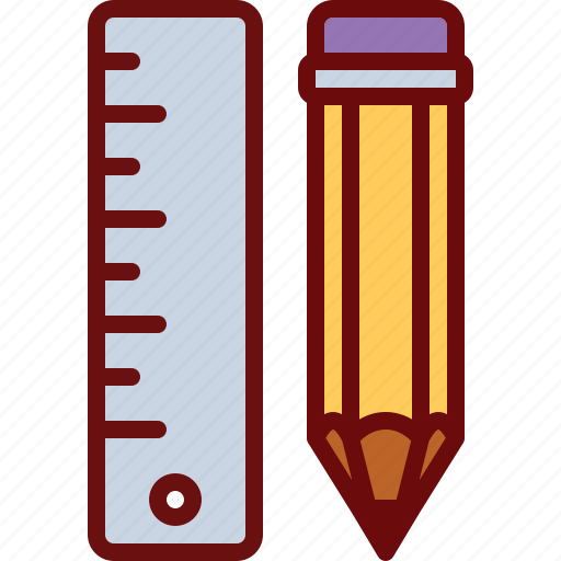 Design, draw, geometry, pencil, ruler icon - Download on Iconfinder