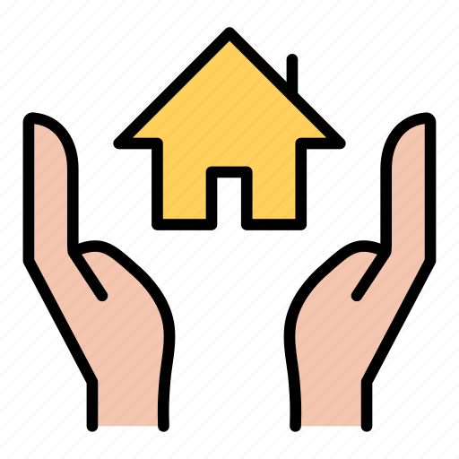 Hands, home, insurance, protection icon - Download on Iconfinder